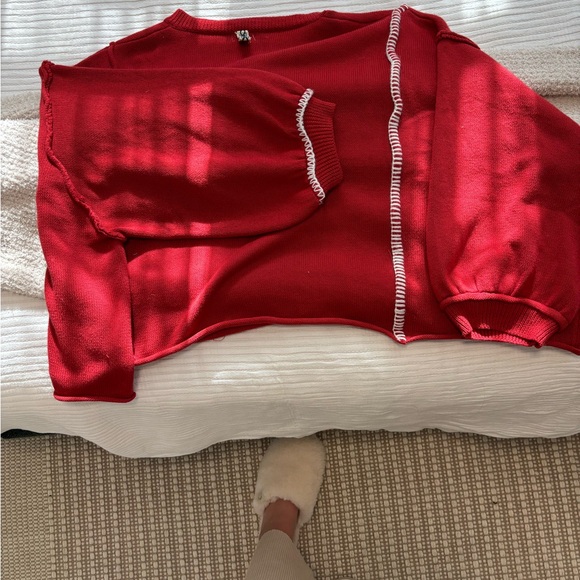 POL Red Sweater - Picture 4 of 4